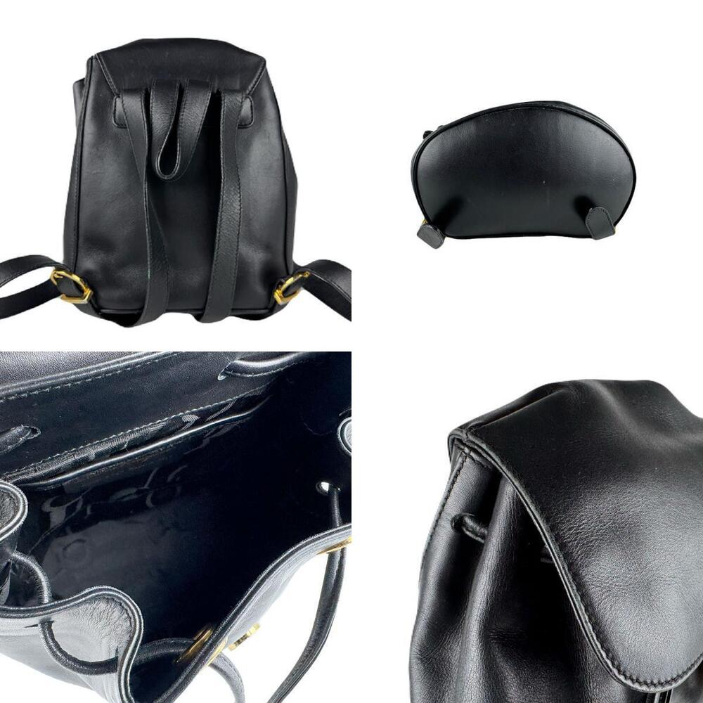 Salvatore Ferragamo Gancini Backpack Leather Black - Picture 3 of 4